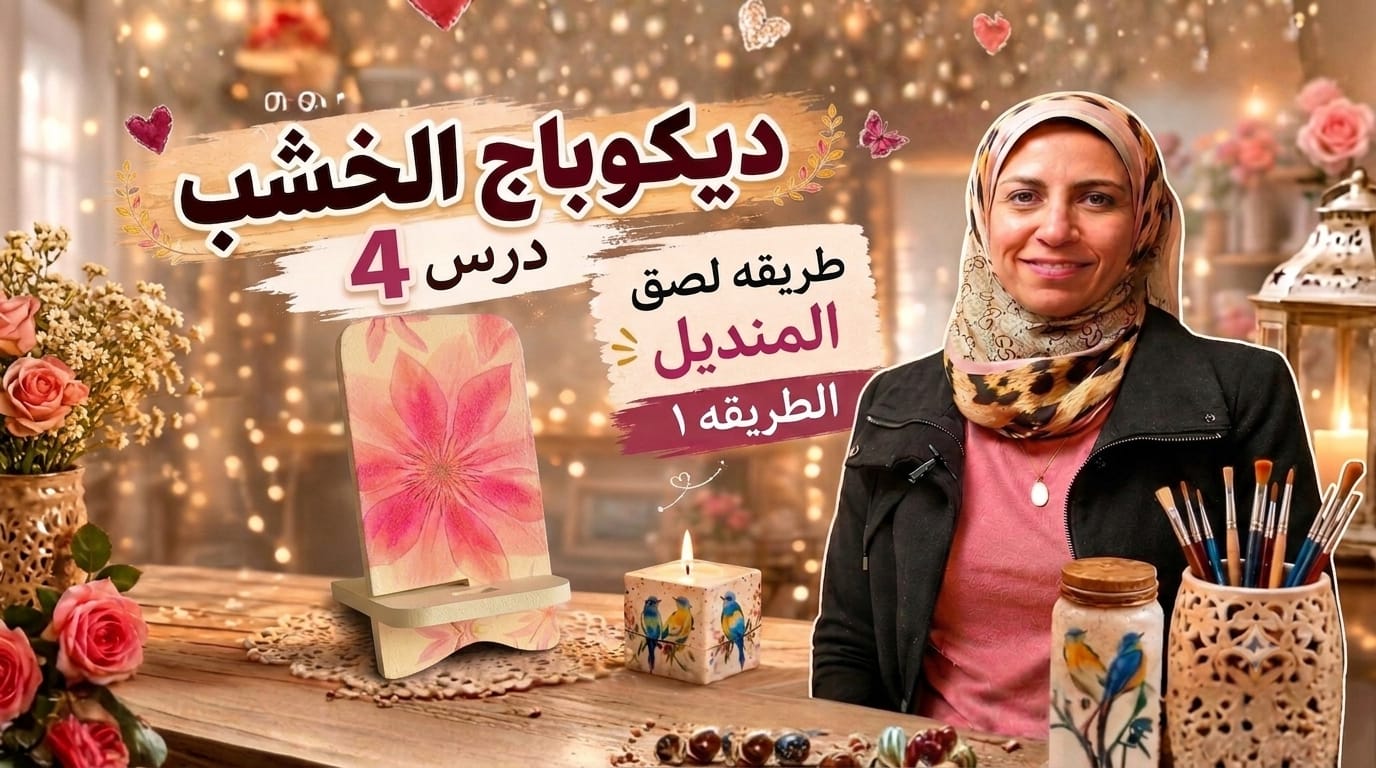 لصق المناديل — الطريقة الأولى